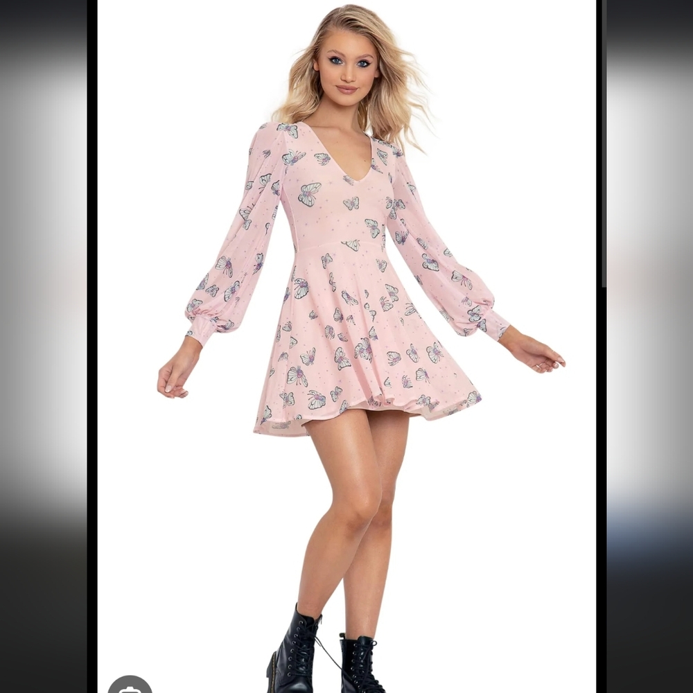 Blackmilk Butterfree Pokémon Sheer Romance Dress